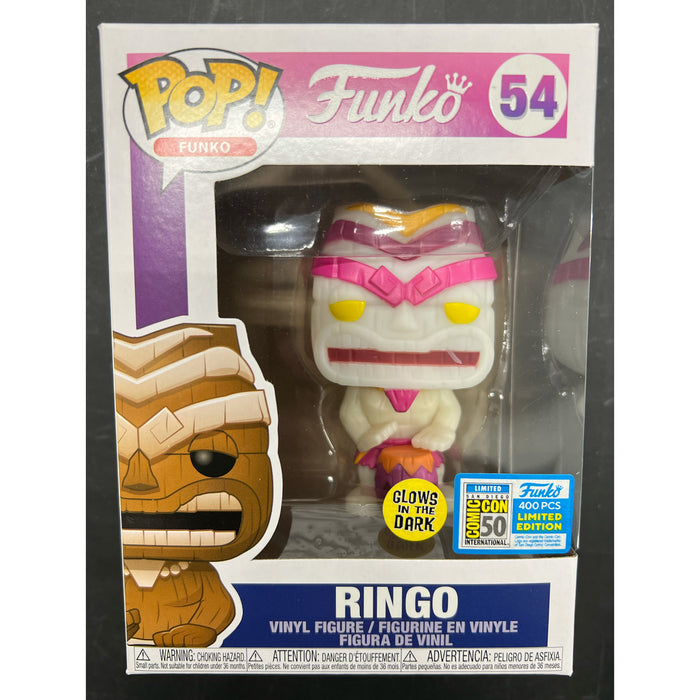 Funko Pop Spastik Plastik Ringo White Glow in the Dark SDCC Sticker LE 400