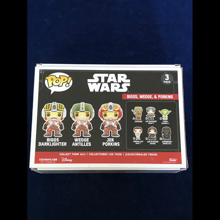 Funko Pop Star Wars Biggs, Wedge, and Porkins 3 Pack Walmart