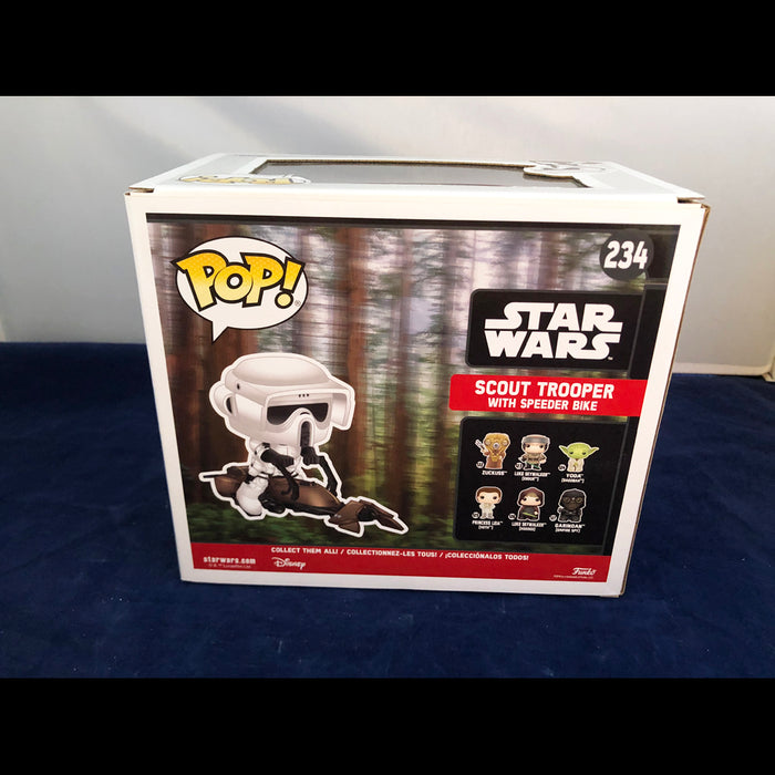 Funko Pop Star Wars Scout Trooper with Speeder Bike Smugglers