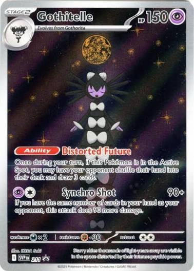 Gothitelle SVP 211 Black Star Promo Near Mint Holofoil Pokémon Card