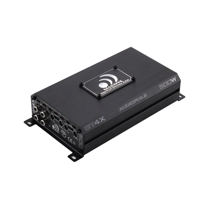 GT4X - 75 Watts RMS x 4 @ 4 Ohm / 120w x 4 @ 2 Ohm - 4 Channel Amplifier