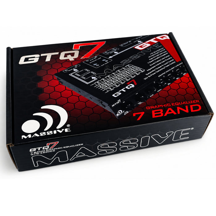 GTQ7 - 7 Band Car Audio Graphic Equalizer Auto Hi-Low Input
