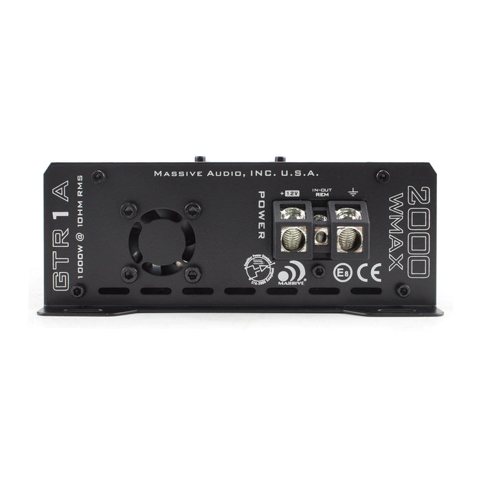 GTR1A - 1060 Watt RMS @ 1 Ohm Mono Block GT Series Full Range Amplifier With Bass Remote