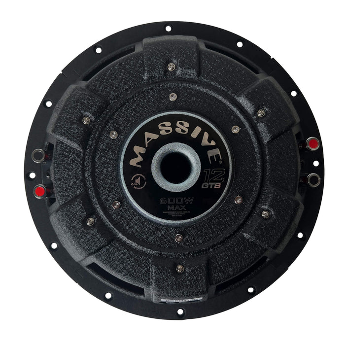 GTS12 - 12" 300 Watts RMS Dual 4 Ohm Subwoofer