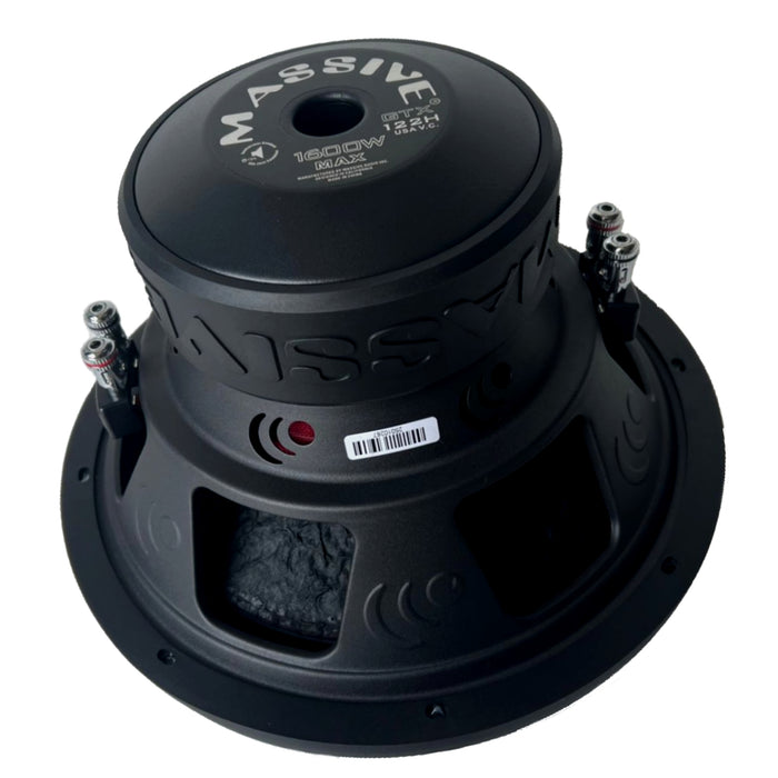 GTX122H - 12" 800 Watts RMS Dual 2 Ohm Subwoofer