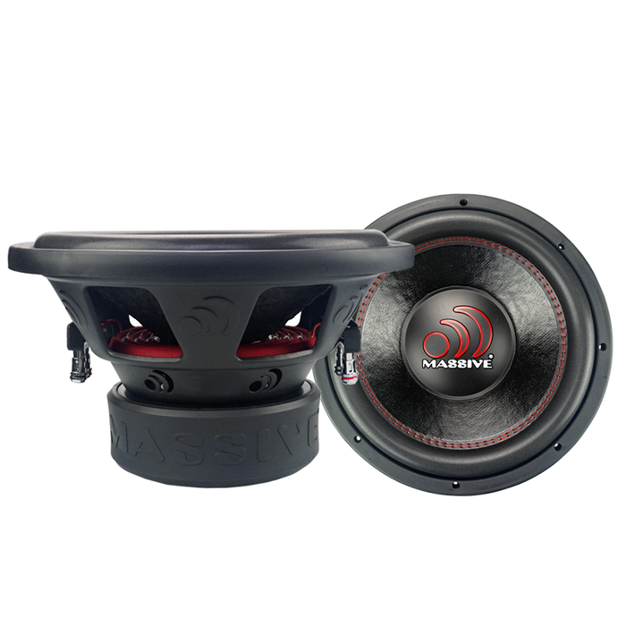 GTX124R - 12" 1000 Watts RMS Dual 4 Ohm Subwoofer
