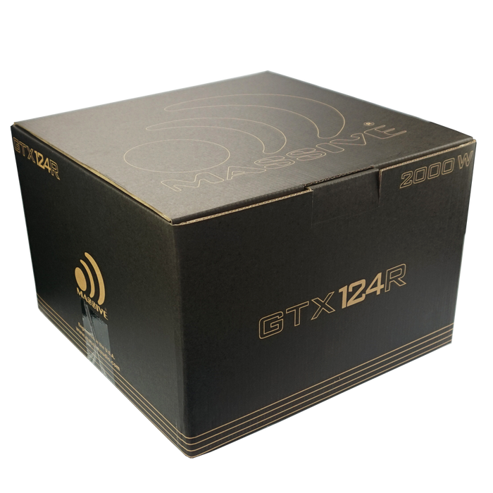GTX124R - 12" 1000 Watts RMS Dual 4 Ohm Subwoofer