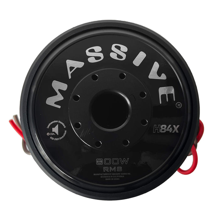 H84X - 8" 800 Watts RMS Dual 4 Ohm 2.5" V.C. Subwoofer