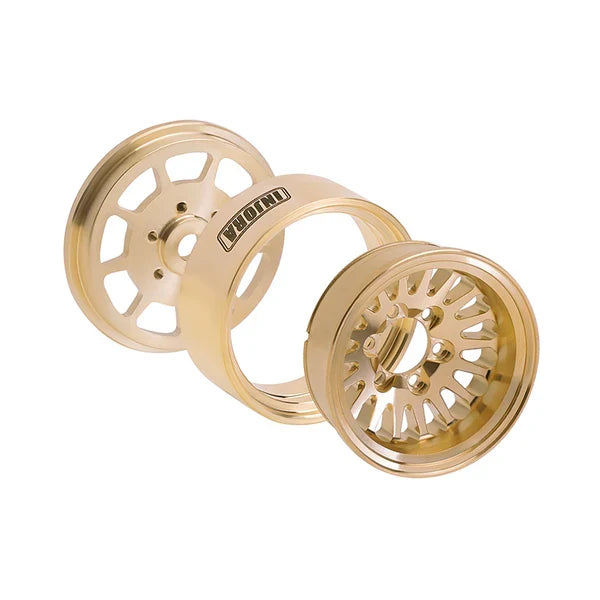 INJORA 1.0 Plus Brass Beadlock Wheels 3.75mm Offset