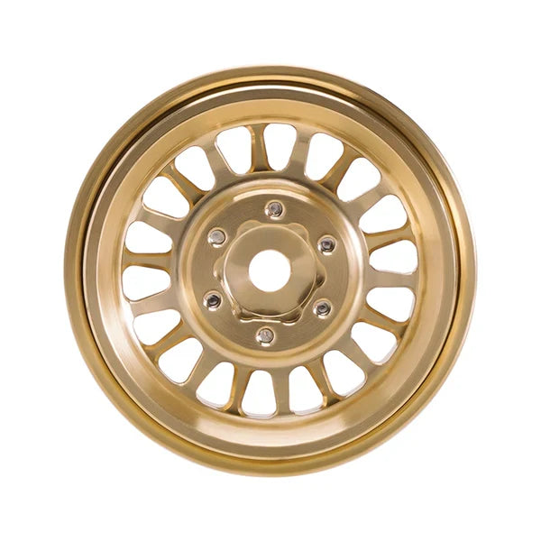 INJORA 1.0 Plus Brass Beadlock Wheels 3.75mm Offset