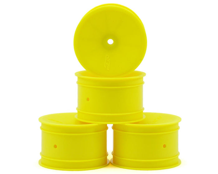 JConcepts Mono 2.2 Rear Wheels (Yellow) (4) (B7/B6/B74/RB6) w/12mm Hex