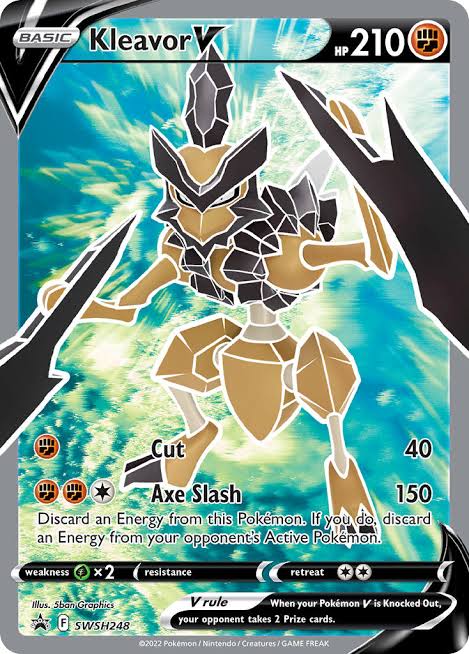 Kleavor V SWSH248 Black Star Promo Near Mint