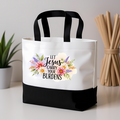 Let Jesus Carry Your Burdens Tote Bag