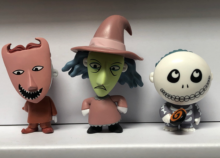 Lock, Shock and Barrel Nightmare Before Christmas Funko Mystery Mini