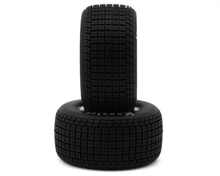 Losi 22S Sprint Rear Pre-Mounted Hoosier Tires (Chrome) (2) (Hard)