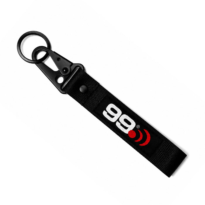 Massive Audio Moto-Style Keychain with Carabiner - Black
