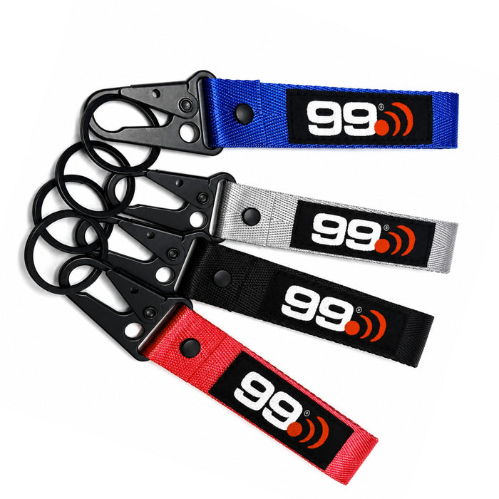 Massive Audio Moto-Style Keychain with Carabiner - Black