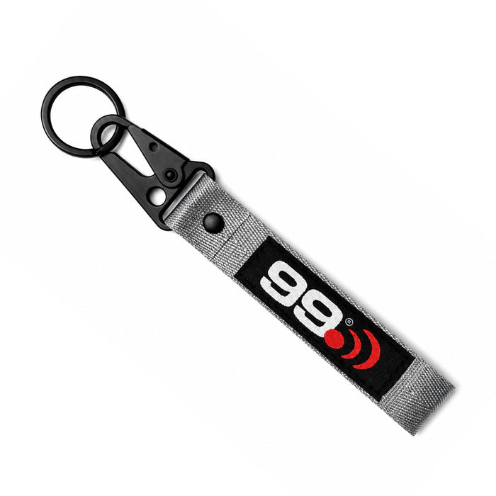 Massive Audio Moto-Style Keychain with Carabiner - Grey