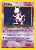 Mewtwo HOLO Base Set #10/102 Pokemon Trading Card