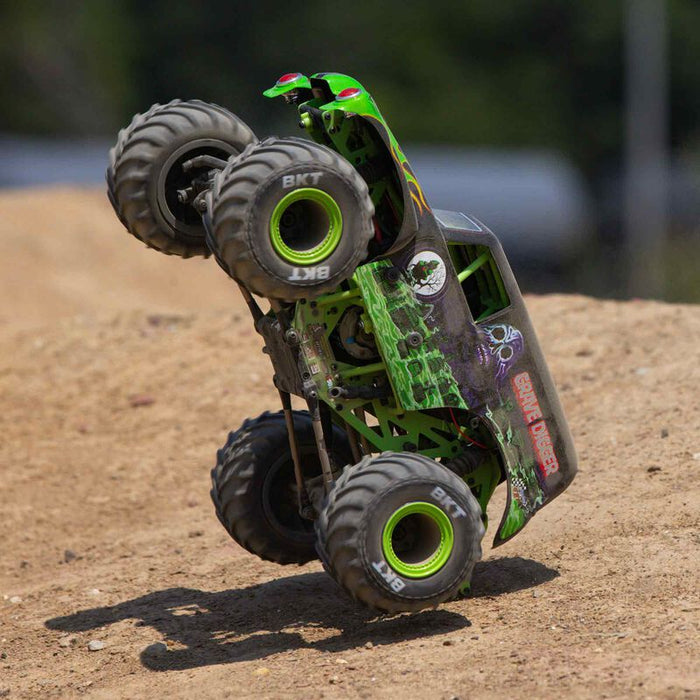 Mini LMT Grave Digger 2S 4X4 RTR Brushed Monster Truck (Battery & Charger Included), Green