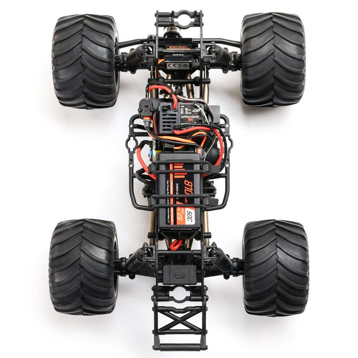 Mini LMT Megalodon 2S 4X4 RTR Brushed Monster Truck (Battery & Charger Included), Blue
