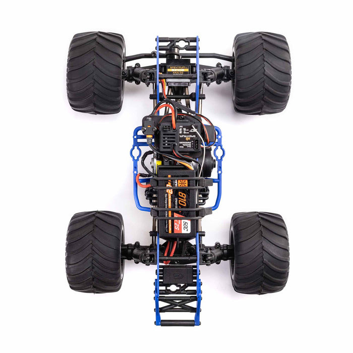 Mini LMT Son Uva Digger 2S 4X4 RTR Brushed Monster Truck (Battery & Charger Included), Blue