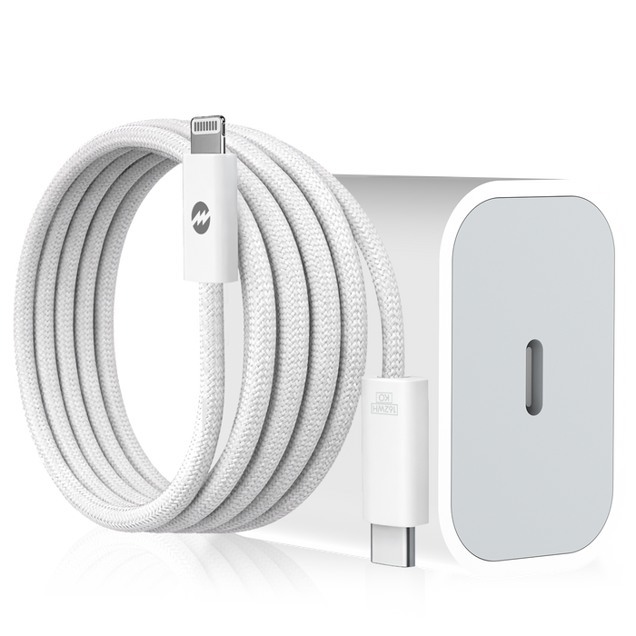 Mozen Boost 20W iPhone Charger with USB-C to Lightning Cable