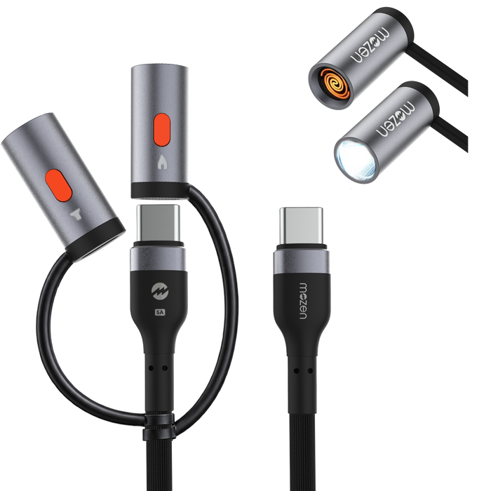 Mozen Flow Ignite - Lighter + Torch - C-C  USB Cable - 100W