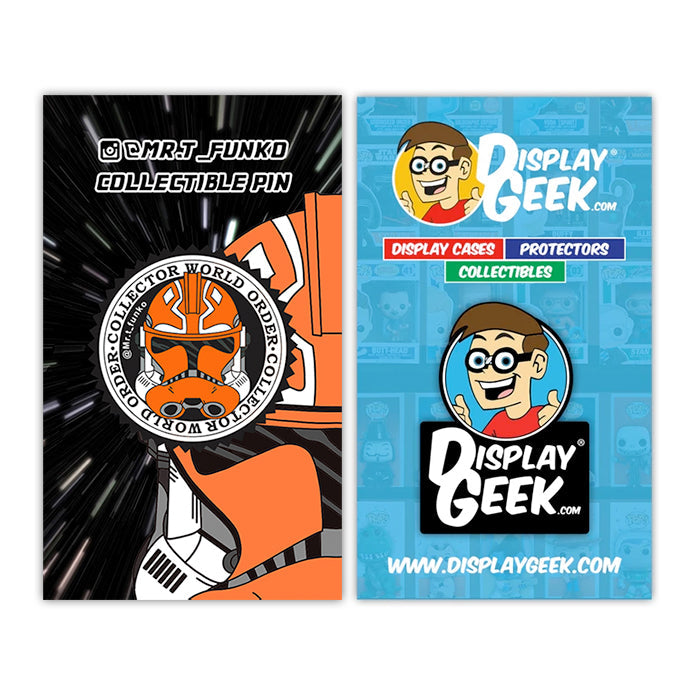Mr. T Trooper CWO and Display Geek Soft Enamel Pins