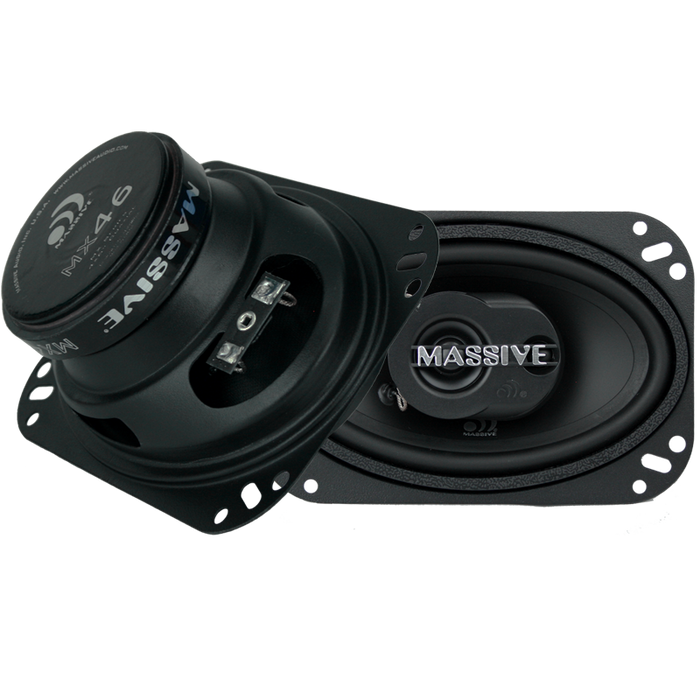 MX46 - 4"x6" 2-Way 40 Watts RMS Coaxial Speakers
