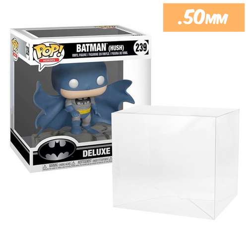 dc jim lee batman hush pop deluxe best funko pop protectors thick strong uv scratch flat top stack vinyl display geek plastic shield vaulted eco armor fits collect protect display case kollector protector
