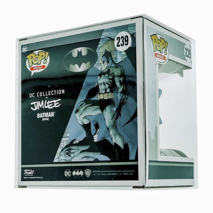 dc jim lee batman hush pop deluxe best funko pop protectors thick strong uv scratch flat top stack vinyl display geek plastic shield vaulted eco armor fits collect protect display case kollector protector