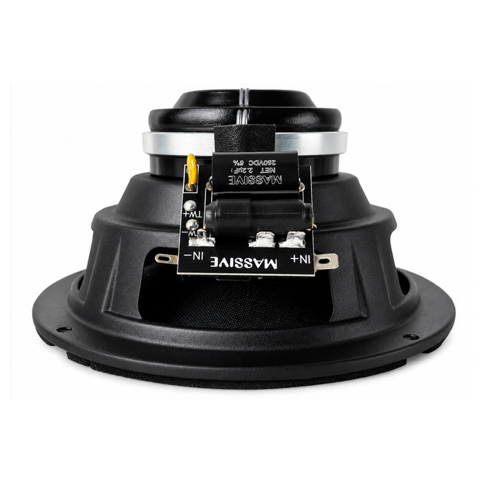 P65NTI - 6.5" 4 Ohm Mid-Bass Pro Audio Coaxial Neodymium Weatherproof Speaker - 140 Watts RMS (SOLD AS EACH)