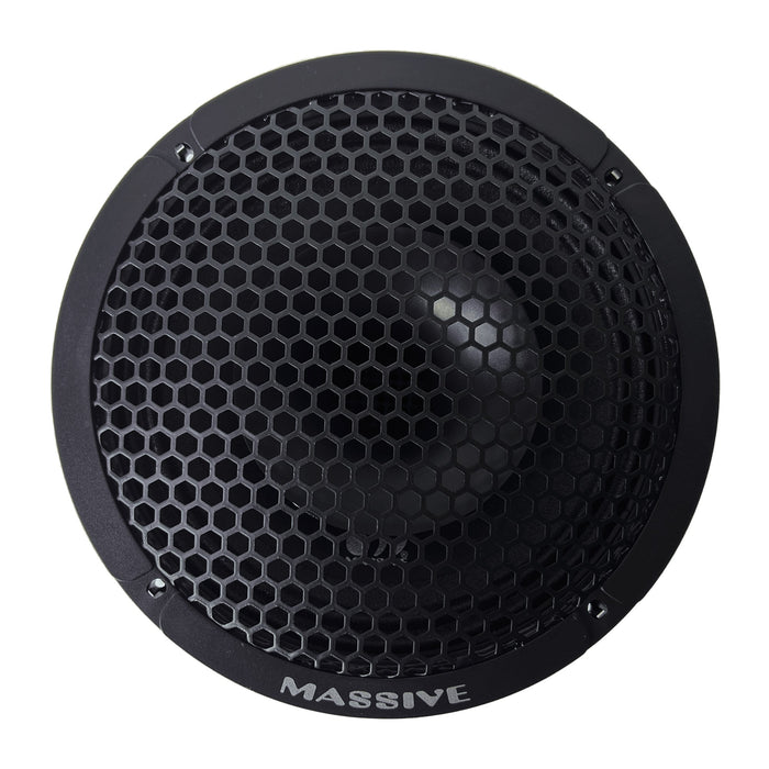 P65Z - 6.5" 4 Ohm Mid-Bass Pro Audio Coaxial Speaker With Grill - 120 Watts RMS (SOLD AS EACH)