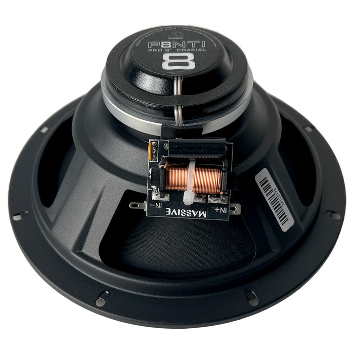 P8NTI - 8" 4 Ohm Mid-Bass Pro Audio Coaxial Neodymium Weatherproof Speaker - 160 Watts RMS (SOLD AS EACH)