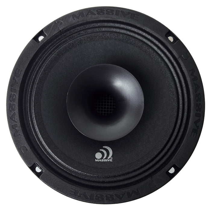 P8Z - 8" 4 Ohm Mid-Bass Pro Audio Coaxial Speaker With Grill - 140 Watts RMS (SOLD AS EACH)