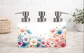 Pastel Wildflower Meadow Soap & Lotion Dispenser – 18 oz