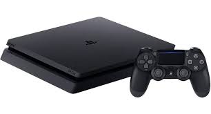 PlayStation 4 Slim 500GB Console Jet Black with DualShock 4 Controller