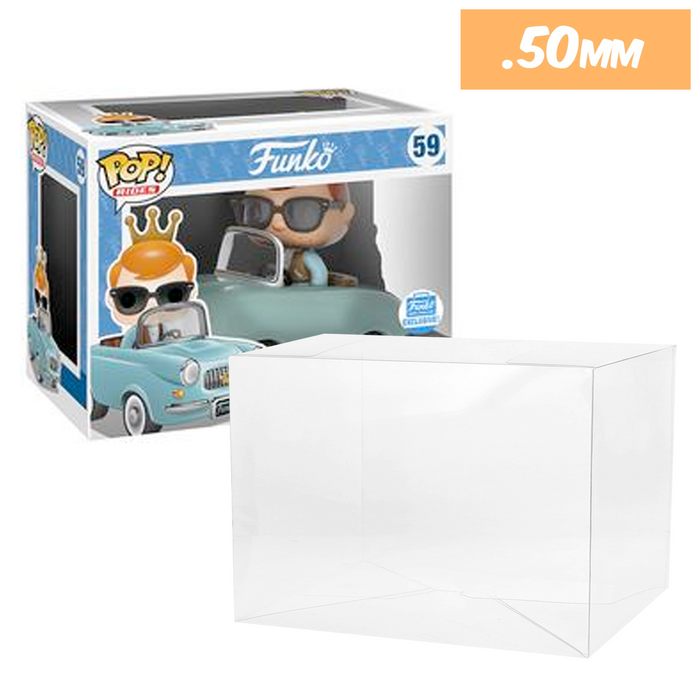 funko pop protector freddy ride nycc taxi sdcc red blue yellow