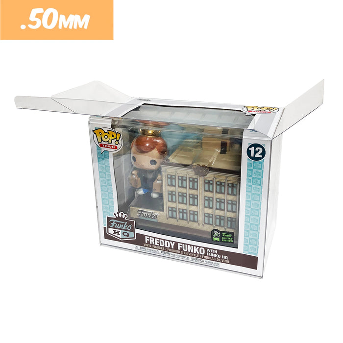 POP TOWN Funko HQ Pop Protectors for Funko Vinyl Collectible Figures, 50mm thick  popshield vaulted vinyl