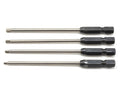 ProTek RC "TruTorque" Metric 1/4" Power Drill Tip Set (4) (1.5, 2.0, 2.5, 3.0mm)