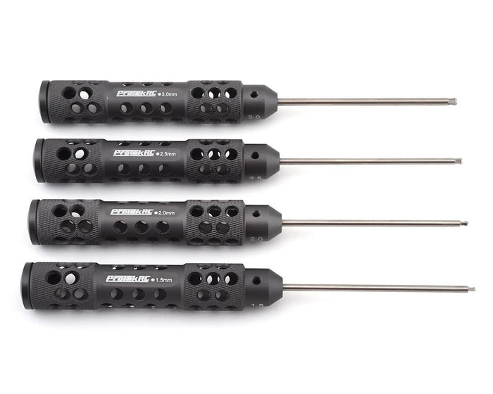 ProTek RC "TruTorque SL" Metric Ball End Hex Driver Set (4) (1.5mm, 2.0mm, 2.5mm, 3.0mm)