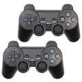 PS3 Generic Wireless Controller Twin Pack Black