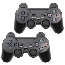 PS3 Generic Wireless Controller Twin Pack Black