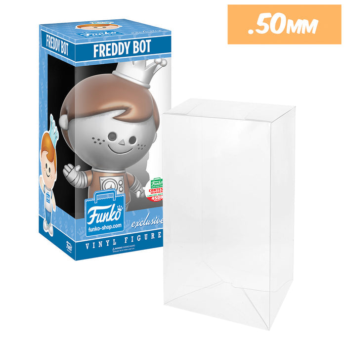 Retro Freddy Funko Large Size - Pop Protectors (0.50mm thick) Fits 8h x 5w x 5d