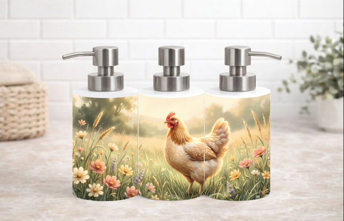 Rustic Farmhouse Chicken-Soap & Lotion Dispenser