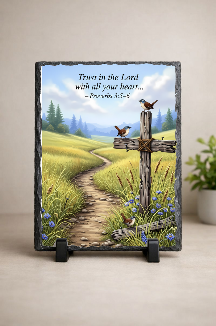 Scripture Slate – “Trust in the Lord with all your Heart" - Proverbs 3:5