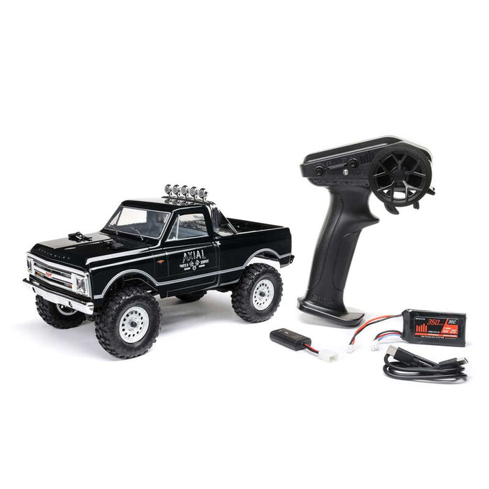 SCX24 1967 Chevrolet C10 4X4 RTR Brushed Rock Crawler (Battery & Charger Included), Orange