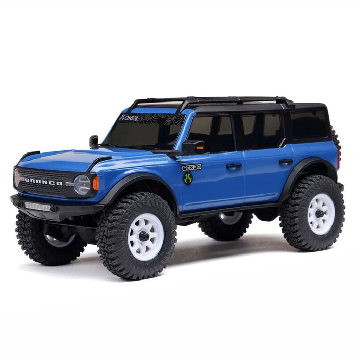 SCX30 Ford Bronco 4X4 RTR Brushed Rock Crawler (Battery & Charger Included)