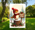 Season’s Tweetings-12 × 18 Garden Flag (Single-Sided)